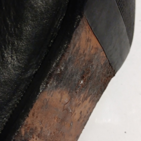 Women's vintage Jones New York black & brown leather Mary Janes sz 8.5 - Picture 6 of 10